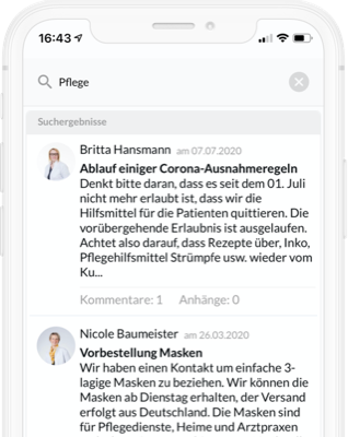 Screenshot Suche